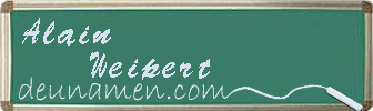 Alain Weipert Visitenkarte